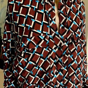 Colorful rio Mango shirt dress